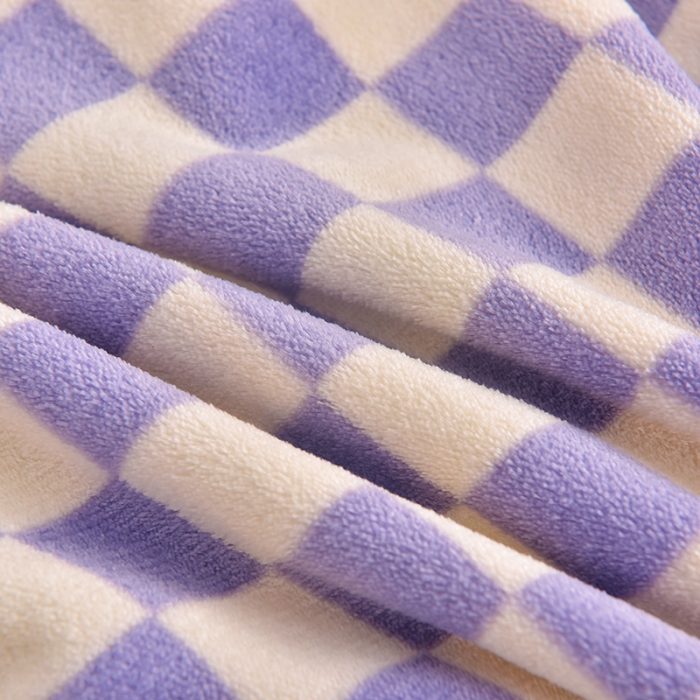 91家纺网 家纺一手货源 找家纺 简一 2024新款牛奶绒四件套 黛西公主