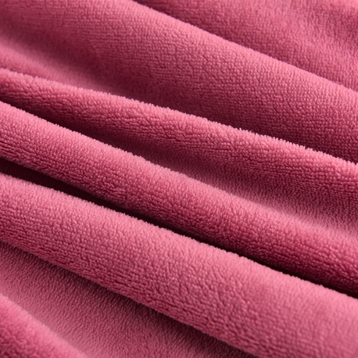 91家纺网 家纺一手货源 找家纺 简一 2024新款牛奶绒四件套 粉红兔