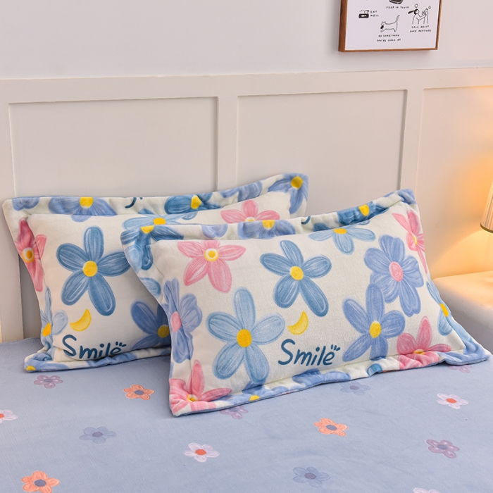 91家纺网 家纺一手货源 找家纺 简一 2024新款牛奶绒四件套 情人恰恰