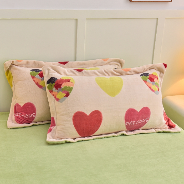 91家纺网 家纺一手货源 找家纺 简一 2024新款牛奶绒四件套 小甜心