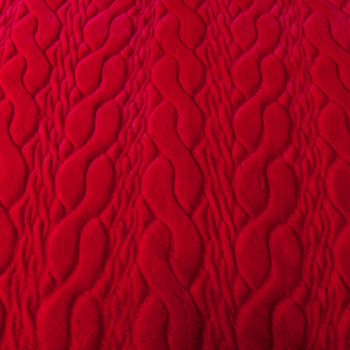 91家纺网 家纺一手货源 找家纺 尚品绵羊 2025新款裘皮毛毯 中国红