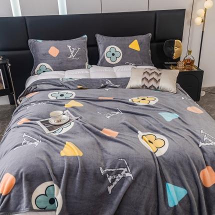 91家纺网 家纺一手货源 找家纺 总来菲毛毯 2025新款270克法莱绒毛毯印花珊瑚绒毯子加厚法兰绒休闲毯