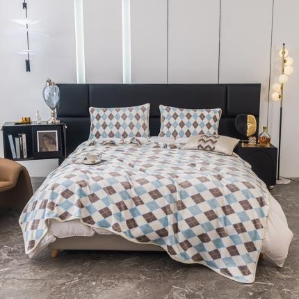 91家纺网 家纺一手货源 找家纺 总来菲毛毯 2025新款270克法莱绒毛毯印花珊瑚绒毯子加厚法兰绒休闲毯