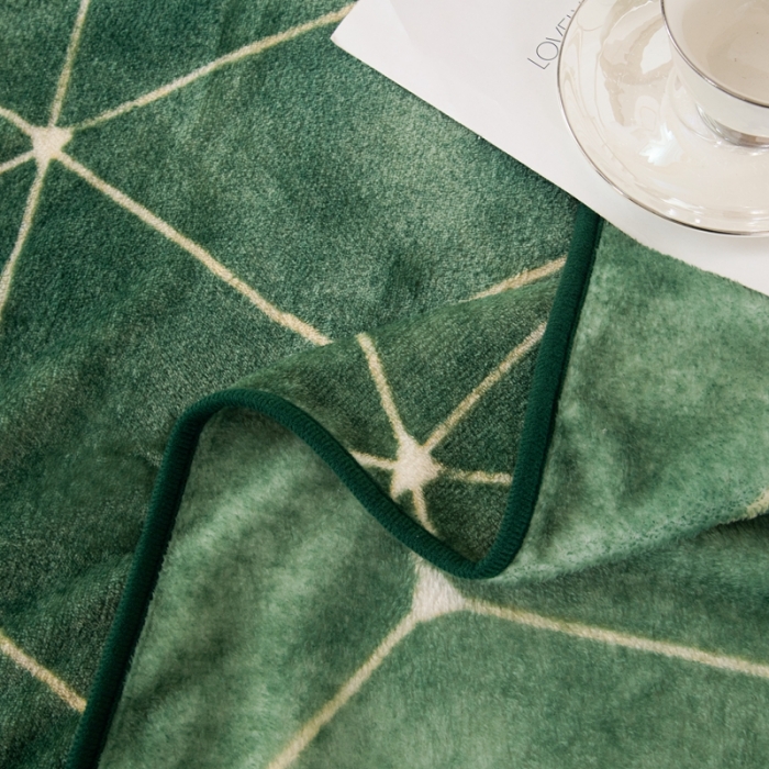 91家纺网 家纺一手货源 找家纺 来菲毛毯 2025新款270克法莱绒毛毯珊瑚绒印花牛奶绒毯子休闲毯无限