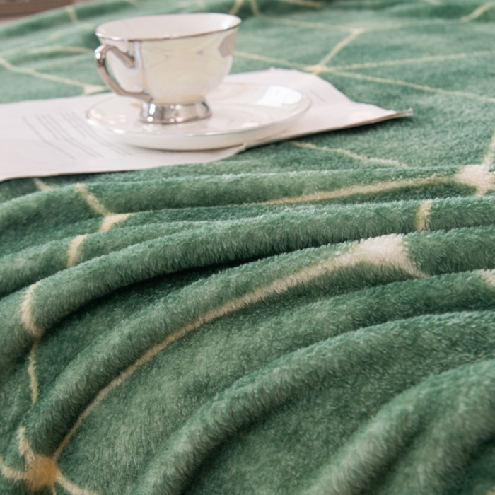 91家纺网 家纺一手货源 找家纺 来菲毛毯 2025新款270克法莱绒毛毯珊瑚绒印花牛奶绒毯子休闲毯无限