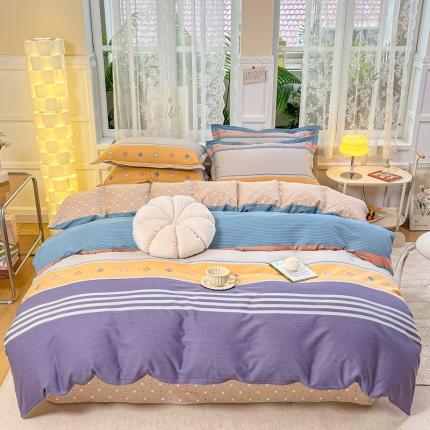 91家纺网 家纺一手货源 找家纺 2024新款12868全棉四件套系列-四件套-米克洛斯