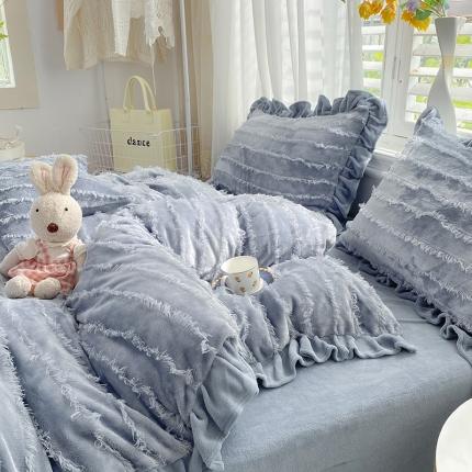 91家纺网 家纺一手货源 找家纺 （总）欧冠 2023新款高端牛奶绒提花四件套