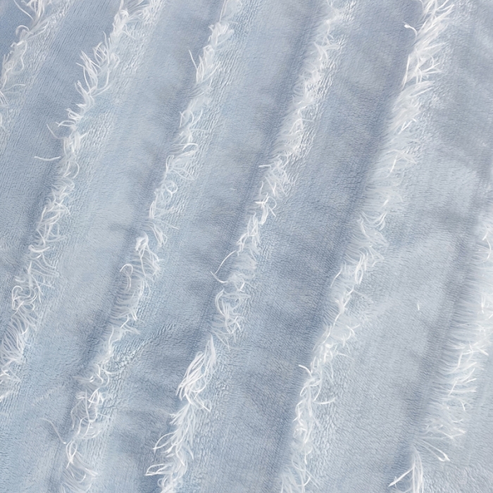 91家纺网 家纺一手货源 找家纺 绒世界 2024新款高端牛奶绒提花四件套 静谧蓝