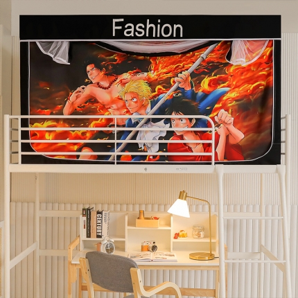 91家纺网 家纺一手货源 找家纺 迪凡保罗蚊帐C10数码印花动漫加强遮光帘学生蚊帐