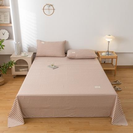 91家纺网 家纺一手货源 找家纺 （总）衿成 2025新款13372喷气织造全棉纯色单品床单