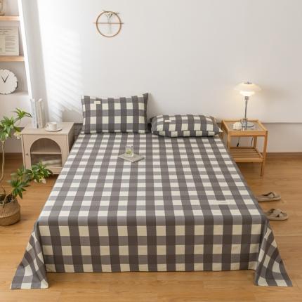 91家纺网 家纺一手货源 找家纺 （总）衿成 2025新款13372喷气织造全棉纯色单品床单