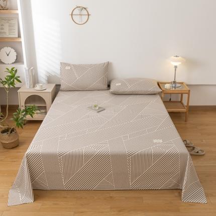 91家纺网 家纺一手货源 找家纺 （总）衿成 2025新款13372喷气织造全棉纯色单品床单