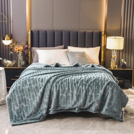 91家纺网 家纺一手货源 找家纺 总尚品绵羊 2025新款高端兔毛绒婚庆拉舍尔毛毯双层加厚仿皮草毛毯盖毯