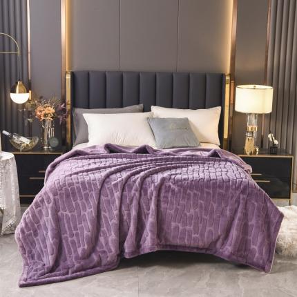 91家纺网 家纺一手货源 找家纺 总尚品绵羊 2025新款高端兔毛绒婚庆拉舍尔毛毯双层加厚仿皮草毛毯盖毯