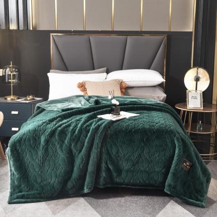 91家纺网 家纺一手货源 找家纺 总尚品绵羊 2025新款高端兔毛绒婚庆拉舍尔毛毯双层加厚仿皮草毛毯盖毯