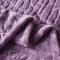 91家纺网 家纺一手货源 找家纺 尚品绵羊 2023秋冬新款双层加云毯毛毯直播爆款毯子 波斯毯-香芋紫