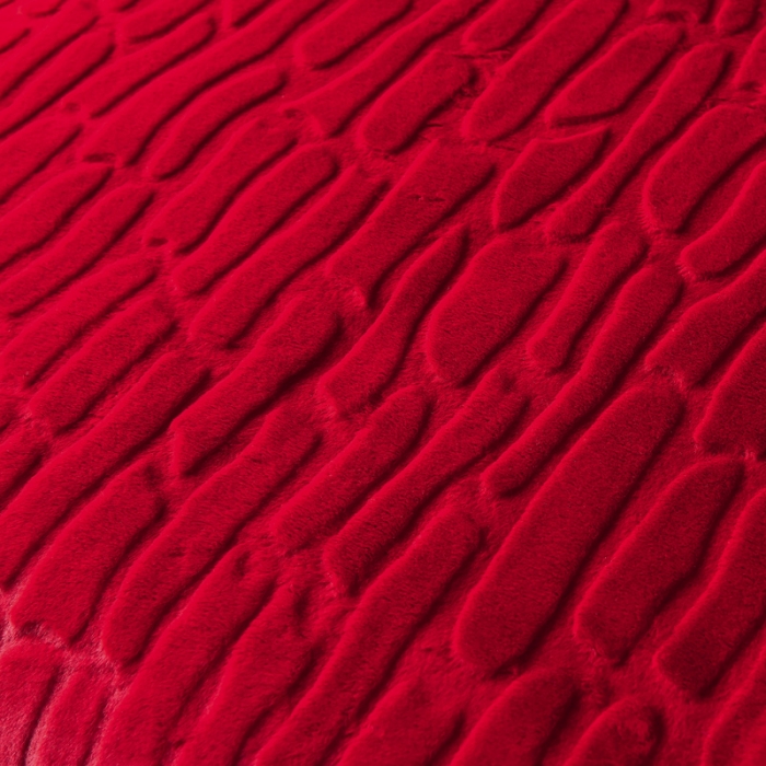 91家纺网 家纺一手货源 找家纺 尚品绵羊 2025秋冬新款双层加云毯毛毯直播爆款毯子 波斯毯-中国红