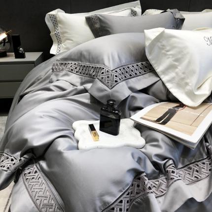 黑白森林秋冬新品 140支四件套海岛棉全棉纯棉-极光系列