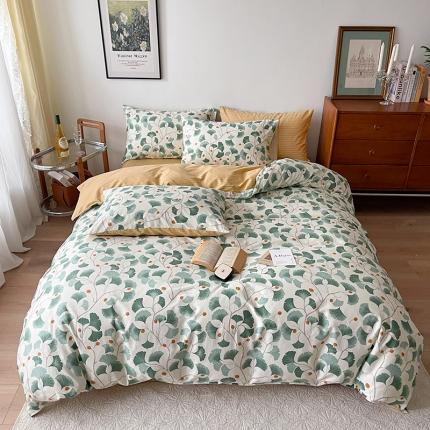 91家纺网 家纺一手货源 找家纺 （总）畅畅 2023新款13372全棉印花四件套纯棉直播