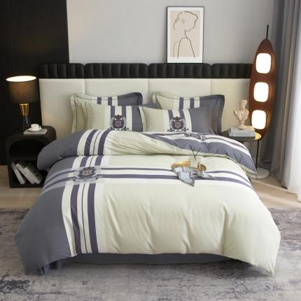 91家纺网 家纺一手货源 找家纺 （总）名佰蕙 2023新款生态全棉大版磨毛四件套