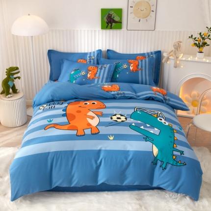 91家纺网 家纺一手货源 找家纺 （总）名佰蕙 2023新款生态全棉大版磨毛四件套