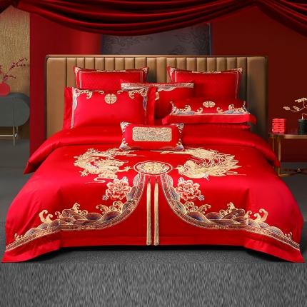 91家纺网 家纺一手货源 找家纺 （总）高大尚 2023新款长绒棉提花四件套