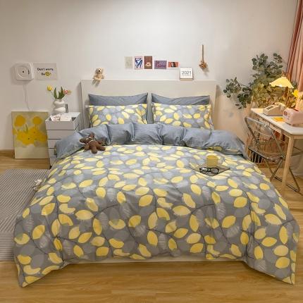 91家纺网 家纺一手货源 找家纺 （总）芊寻家居 2024年新款全棉印花13372四件套