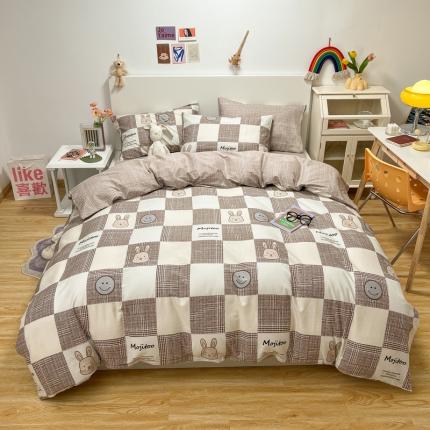 91家纺网 家纺一手货源 找家纺 （总）芊寻家居 2024年新款全棉印花13372四件套