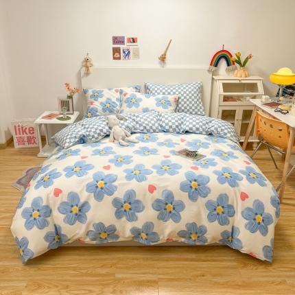 91家纺网 家纺一手货源 找家纺 （总）芊寻家居 2024年新款全棉印花13372四件套