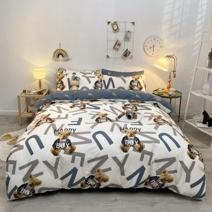 91家纺网 家纺一手货源 找家纺 （总）芊寻家居 2024年新款全棉印花13372四件套