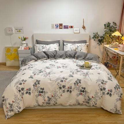 91家纺网 家纺一手货源 找家纺 （总）芊寻家居 2024年新款全棉印花13372四件套