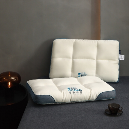 91家纺网 家纺一手货源 找家纺 （总）2023新款 呵护护颈枕芯 牵引分区枕芯中枕平枕学生枕