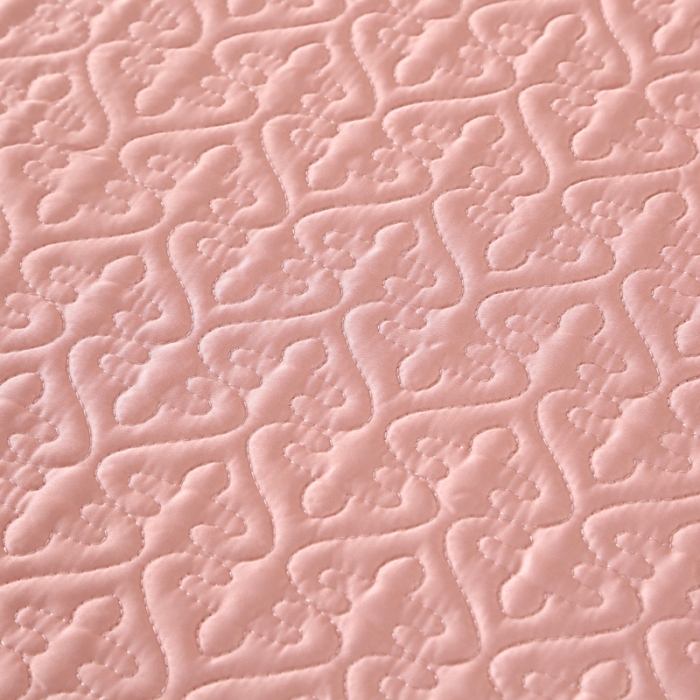 91家纺网 家纺一手货源 找家纺 佳梦家纺 2023新款柔丝缎四季床盖 玉色