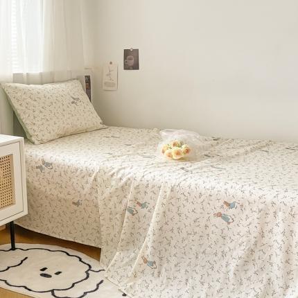 91家纺网 家纺一手货源 找家纺 瑞莱 2023新款开学季纯棉13372单品床单床笠 彼得兔
