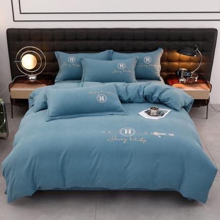 91家纺网 家纺一手货源 找家纺 （总）润淳家居 2025新款直播爆款云锦棉绣花刺绣四件套