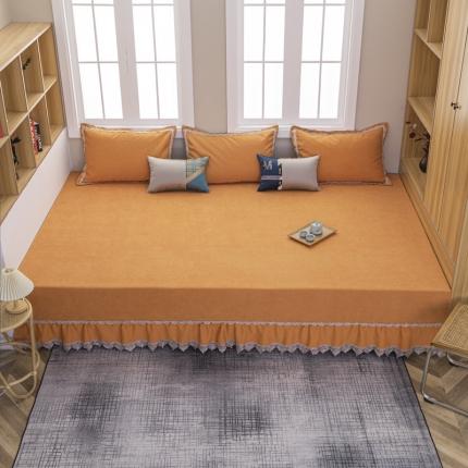 91家纺网 家纺一手货源 找家纺 （总）手艺人 2025新款复合莫兰迪雪尼尔防滑炕盖榻榻米炕垫