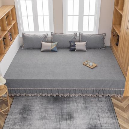 91家纺网 家纺一手货源 找家纺 （总）手艺人 2025新款复合莫兰迪雪尼尔防滑炕盖榻榻米炕垫