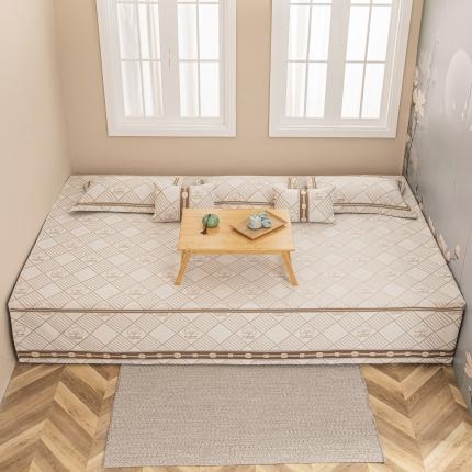 91家纺网 家纺一手货源 找家纺 总2025新款质地细腻复合防滑炕盖榻榻米炕垫K66/K71/K86/K87K91