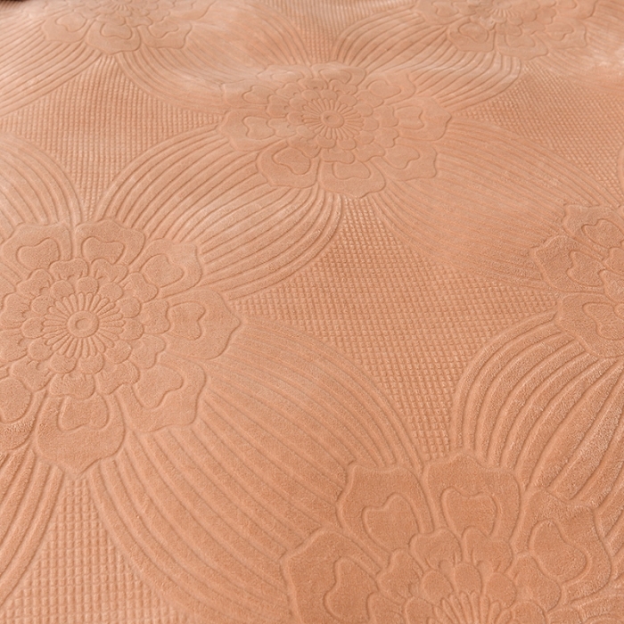 91家纺网 家纺一手货源 找家纺 妮恒美 2023新款牛奶绒雕花压线款四件套 流年-奶咖