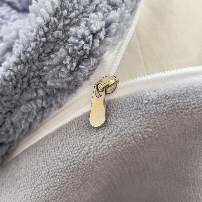 91家纺网 家纺一手货源 找家纺 绒世界 2024秋冬新款加厚塔芙绒简约款牛奶绒四件套 浅灰