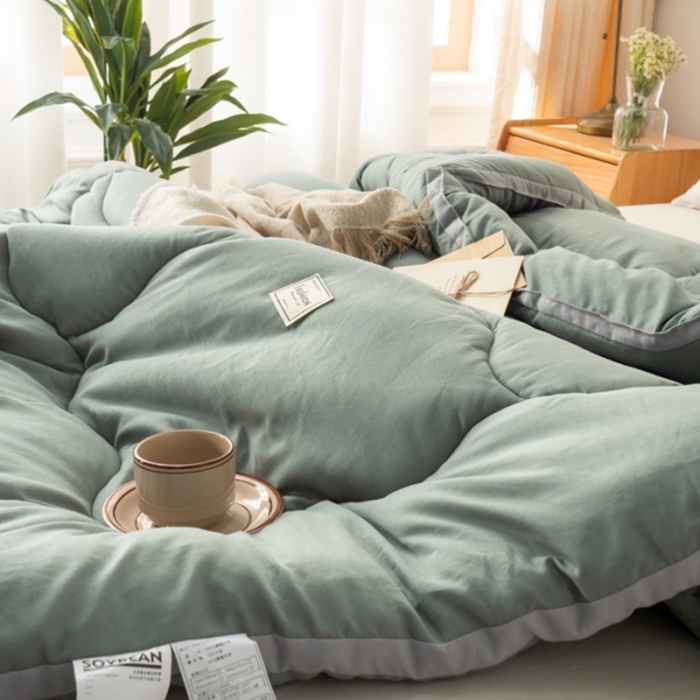 91家纺网 家纺一手货源 找家纺 （总）畅销 2024款水洗棉立体冬被大床图