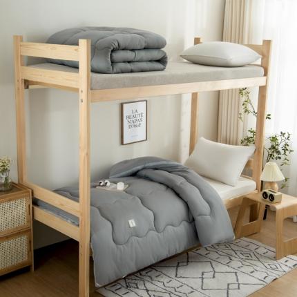 91家纺网 家纺一手货源 找家纺 （总）畅销 2025款水洗棉立体冬被学生上下铺