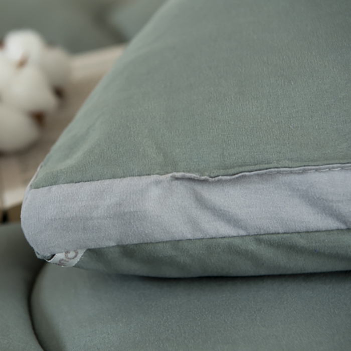 91家纺网 家纺一手货源 找家纺 畅销 2025款水洗棉立体冬被学生上下铺 大地绿