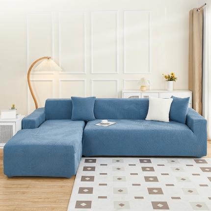 91家纺网 家纺一手货源 找家纺 （总）逐日沙发套 2023新款防水提花沙发套羽叶