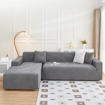 91家纺网 家纺一手货源 找家纺 （总）逐日沙发套 2023新款防水提花沙发套羽叶