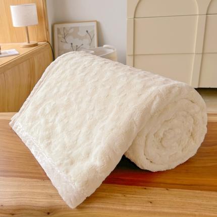 91家纺网 家纺一手货源 找家纺 （总）鑫顺欣 2025新款立体剪花兔兔绒毛毯