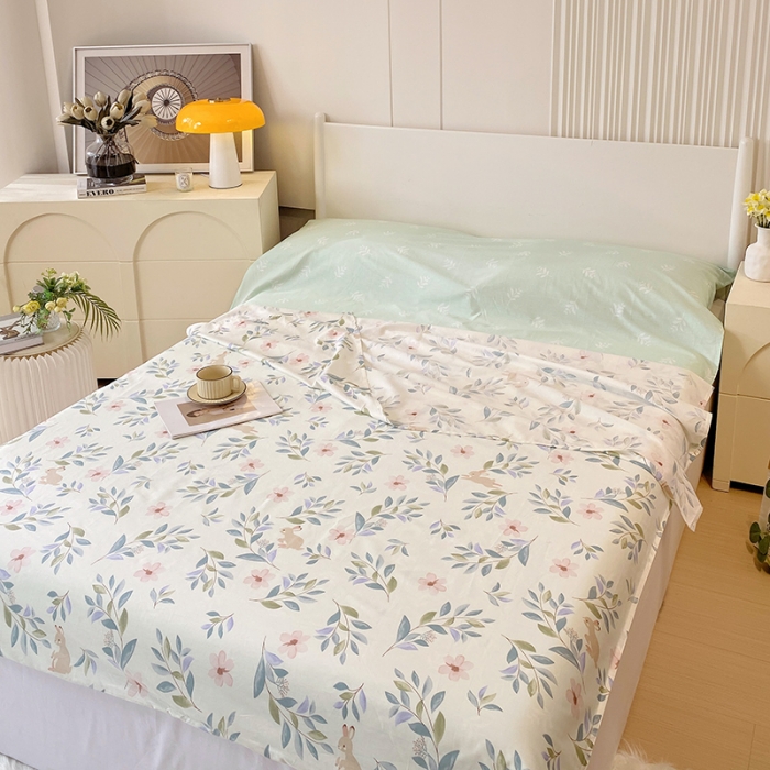 91家纺网 家纺一手货源 找家纺 金鑫汇 2023新款全棉亲肤印花隔脏睡袋 莫妮卡