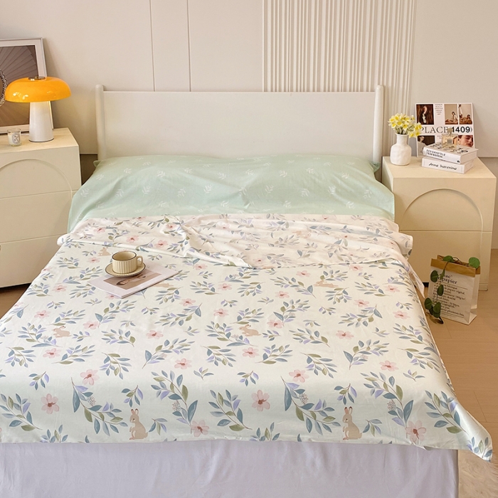 91家纺网 家纺一手货源 找家纺 金鑫汇 2023新款全棉亲肤印花隔脏睡袋 莫妮卡