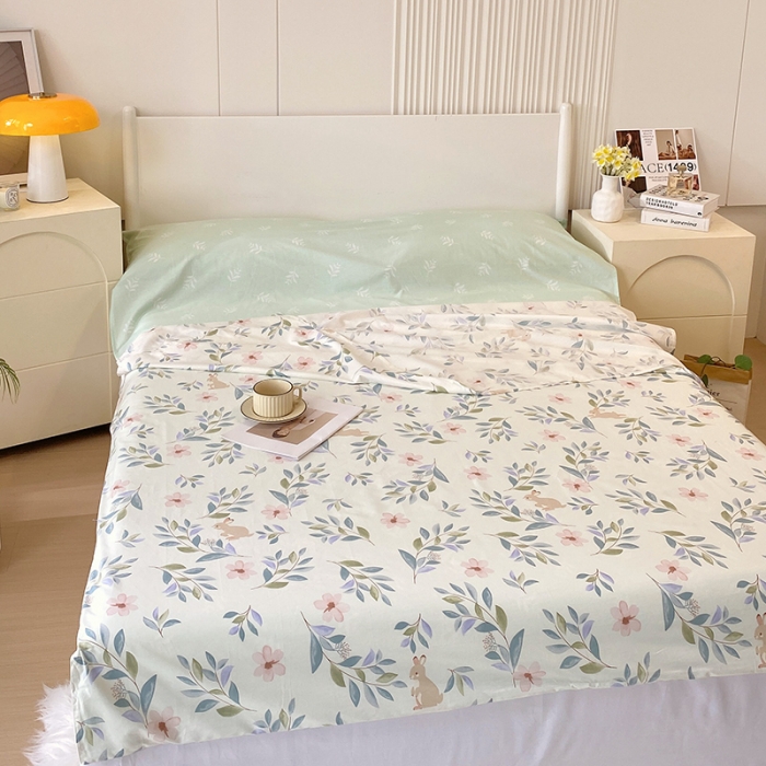 91家纺网 家纺一手货源 找家纺 金鑫汇 2023新款全棉亲肤印花隔脏睡袋 莫妮卡