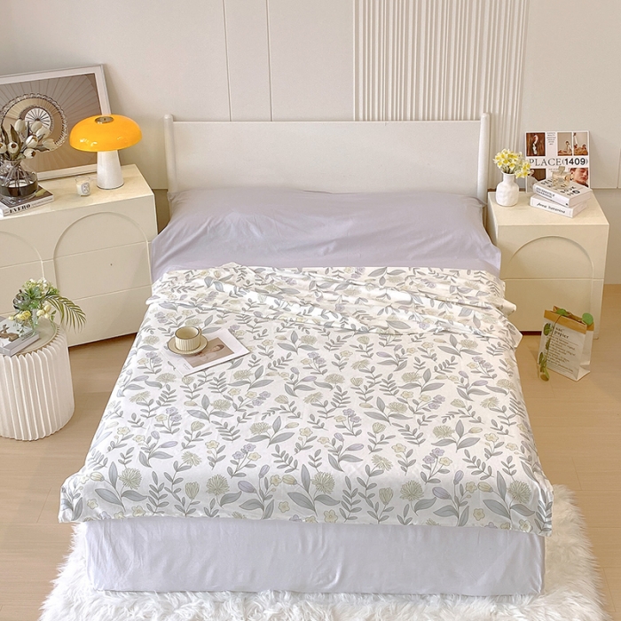 91家纺网 家纺一手货源 找家纺 金鑫汇 2023新款全棉亲肤印花隔脏睡袋 诗情画意